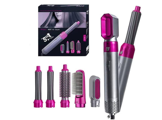 CEPILLO PARA EL CABELLO 5 EN 1, SECADOR Y VOLUMINIZADOR.